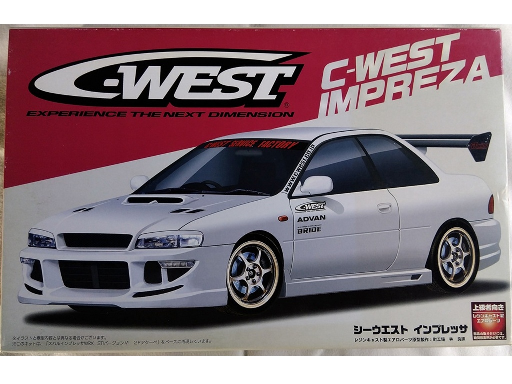 フジミ 1/24 C-WEST インプレッサ