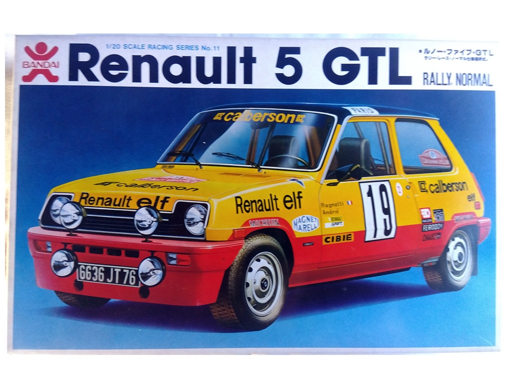 バンダイ 1/20 ルノー 5 GTL