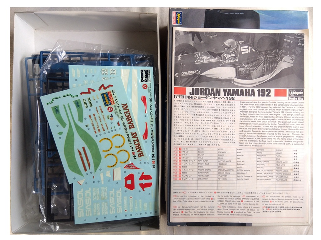 ハセガワ 1/24 ジョーダン ヤマハ 192 02