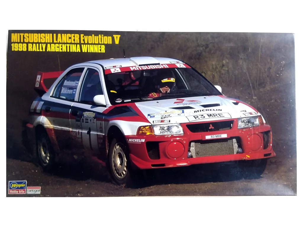 ハセガワ 1/24 ミツビシ ランサー エボリューション V
1998 アルゼンチン ラリー ウィナー