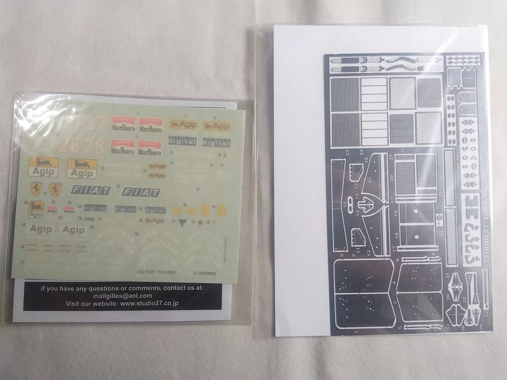 スタジオ27 1/20 フェラーリ F187 JAPAN GP 1987 03