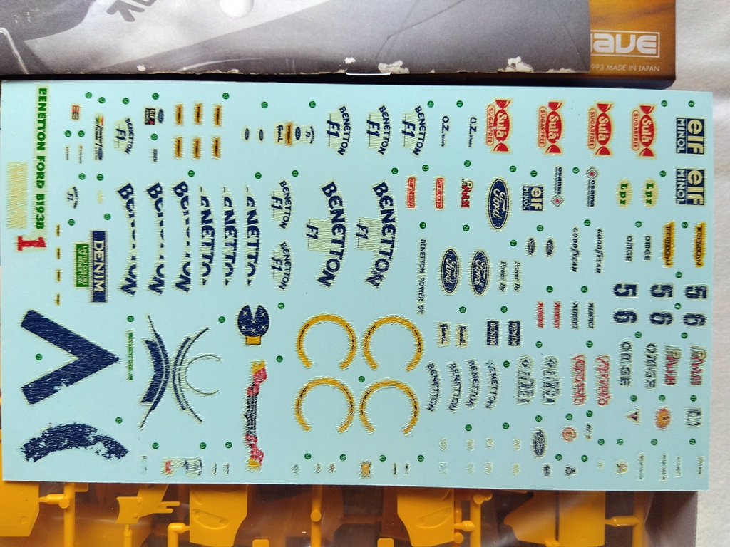 ウェーブ 1/24 ベネトン フォード B193B 03